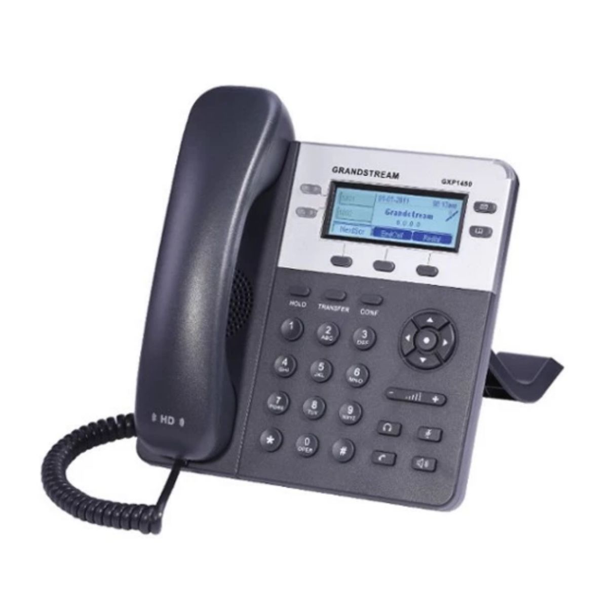 Điện thoại IP PoE Grandstream GXP1450 2 cổng LAN 10/100, màn hình LCD