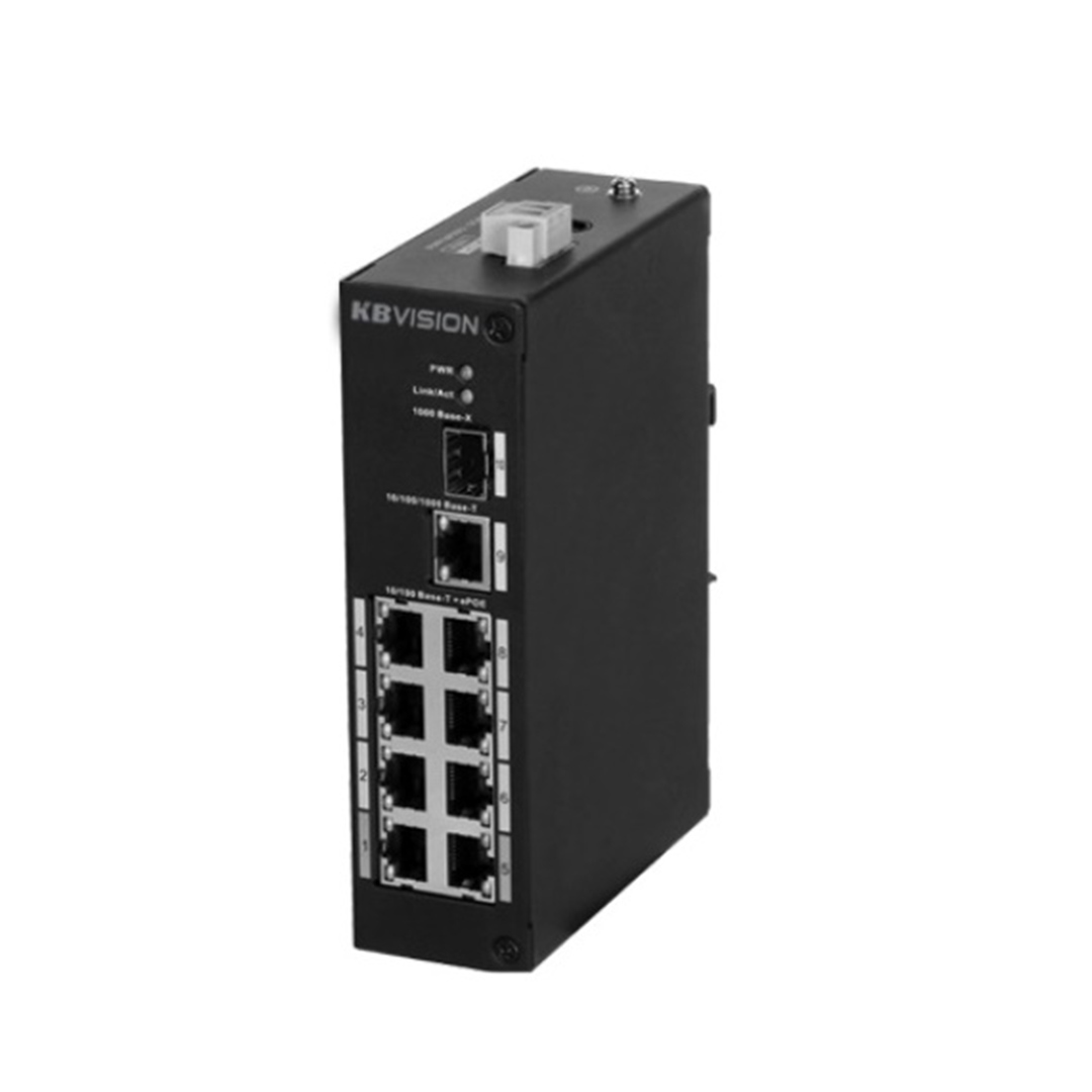 Thiết bị mạng HUB -SWITCH POE Kbvision KX-CSW08iP1 (8-Port ePoE)