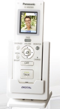 Panasonic VL-W605VN Màn hình phụ không dây LCD 1.8", Sử dụng Pin NI-MH