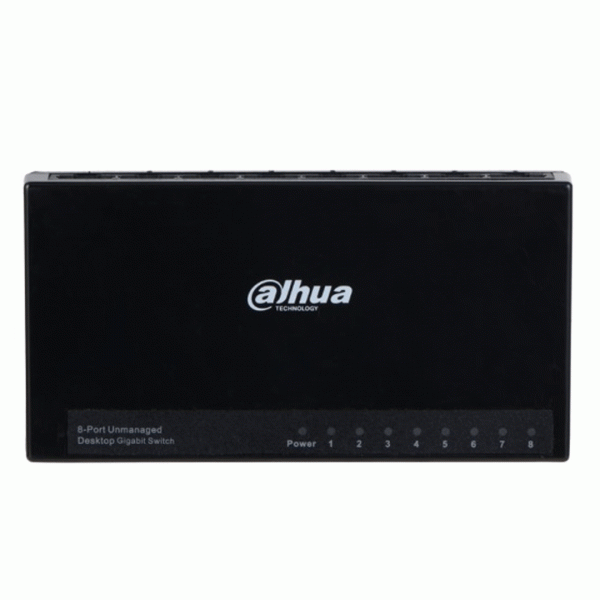 Thiết bị mạng HUB - SWITCH Dahua DH-PFS3008-8GT-L (8-Port Desktop Gigabit Ethernet Switch, chống sét 2KV)