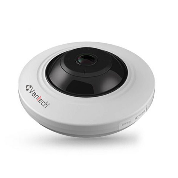 Camera quan sát IP VANTECH VP-51590FP (Camera mắt cá IP, độ phân giải 5.0MP, hồng ngoại 15m, chuẩn nén H.265+)
