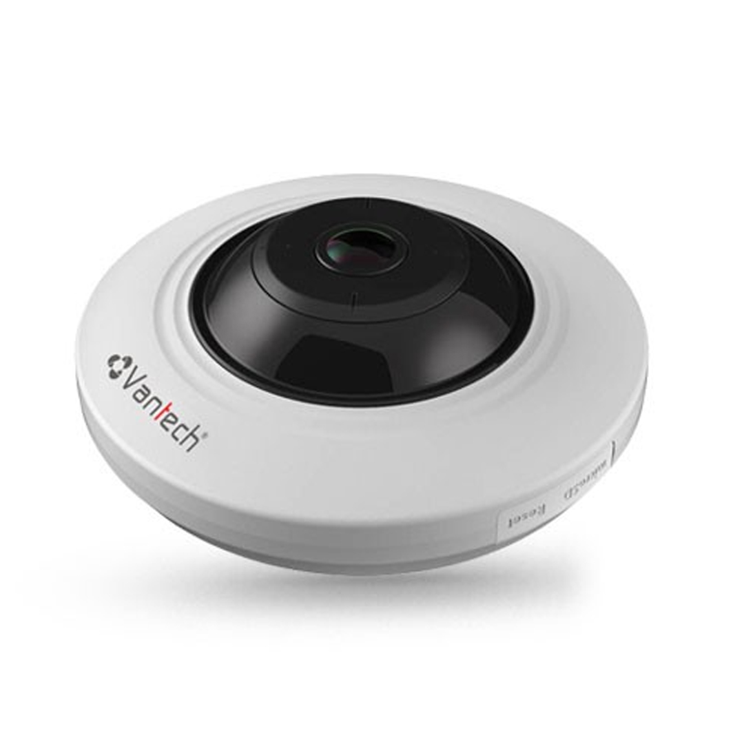 Camera quan sát IP VANTECH VP-51590FP (Camera mắt cá IP, độ phân giải 5.0MP, hồng ngoại 15m, chuẩn nén H.265+)