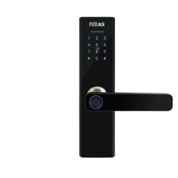 Khóa vân tay cửa gỗ PHGLock FP8003 cho văn phòng, căn hộ, thẻ từ MI, mật mã, chìa khóa cơ