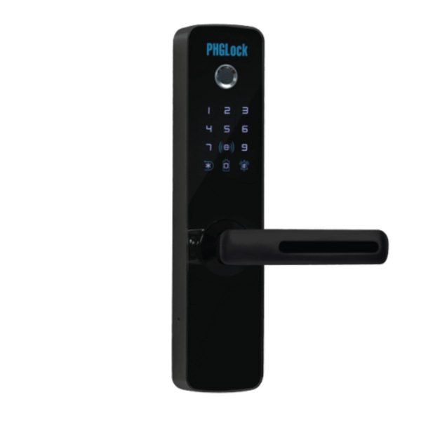 Khóa điện tử vân tay PHGLock FP7153 256 thẻ MI, 256 mật mã, 100 vân tay, chìa khóa cơ