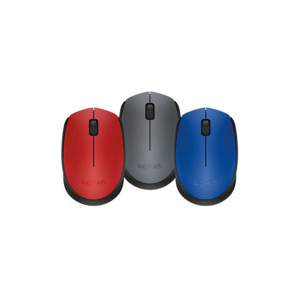 Chuột máy tính Logitech M171 (Grey, Blue, Red)