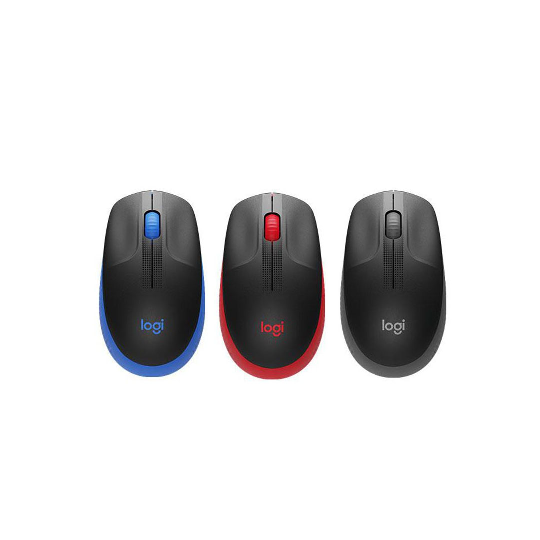 Chuột máy tính Logitech M190 (Black, Blue, Red)