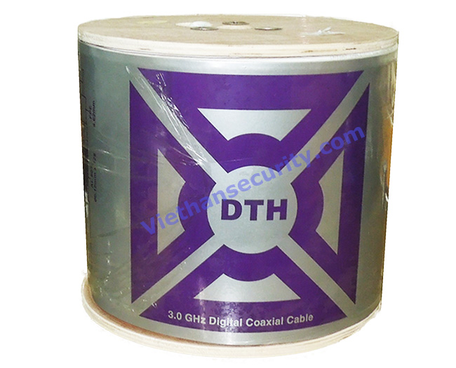 Cáp tín hiệu camera cáp dây đồng trục UNISAT DTH RG6 5C-FB (cuộn 305M)