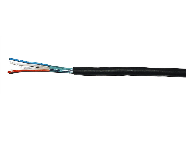 Dây điện thoại 4 ruột SINO 2P, có lớp bạc chống nhiễu, sợi dây trần, lớp mỡ bám vào dây chống ẩm