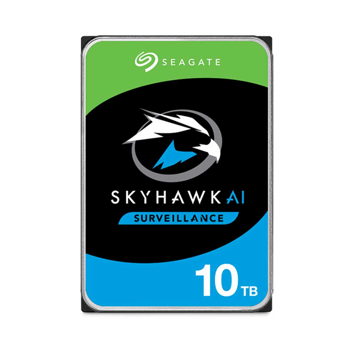 Ổ cứng 10TB SEAGATE SKYHAWK AI ST10000VE001 cảm biến chống rung RV, hiệu năng 250 MB/s, Cache 256MB