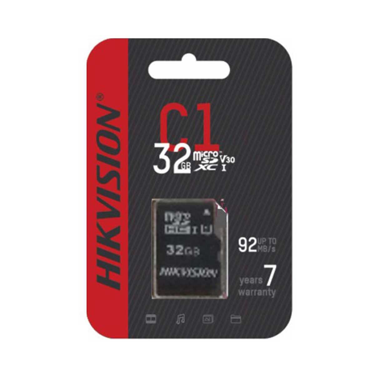 Thẻ nhớ Hikvision HS-TF-C1(STD)/32G/Adapter 32GB, tốc độ đọc 45MB/s, tốc độ ghi 11MB/s