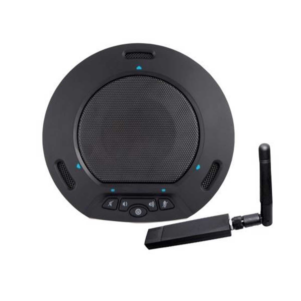 Micro không dây Hikvision DS-65VA300L phủ sóng mic 360 độ, giảm nhiễu DNR, loại bỏ tiếng vọng âm thanh 256ms