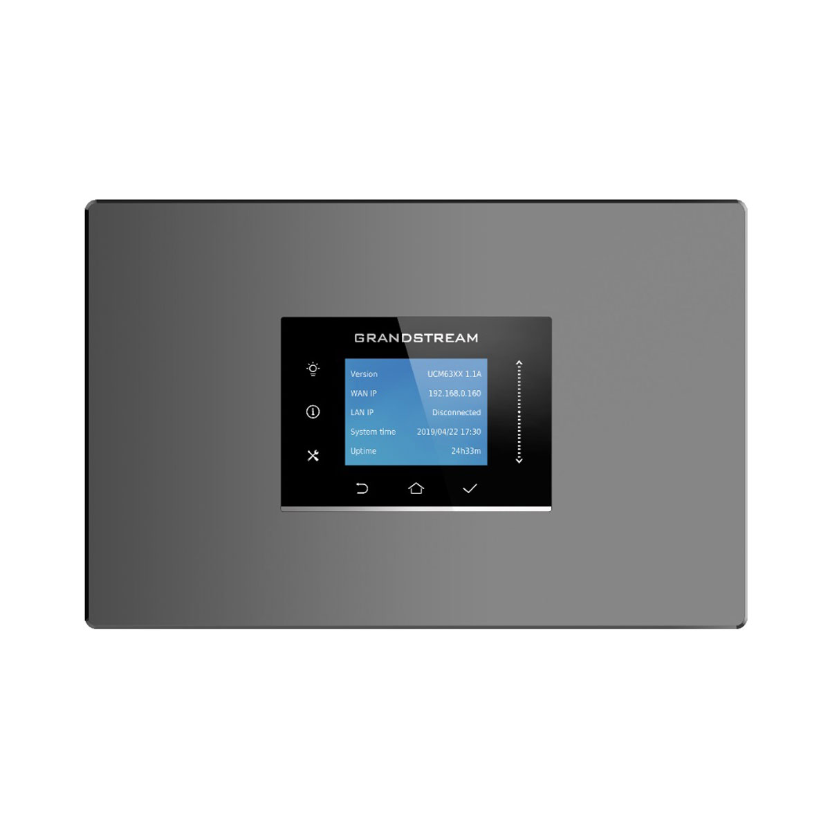 Tổng đài IP doanh nghiệp Grandstream UCM6302A 500 user máy nhánh, 2 cổng bưu điện PSTN, 2 máy analog