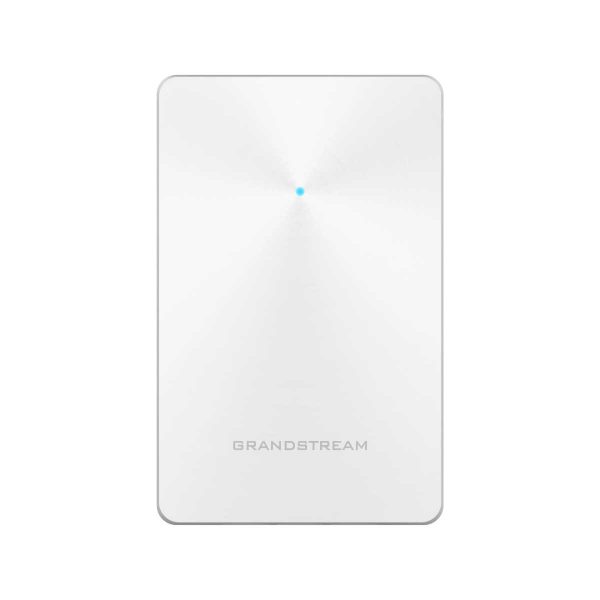 Bộ phát wifi InWall Access Point Grandstream GWN7624 16SSID, hỗ trợ 200+, 1 cổng uplink PoE Gigabit, 3 cổng Lan, mesh, Wifi Marketing