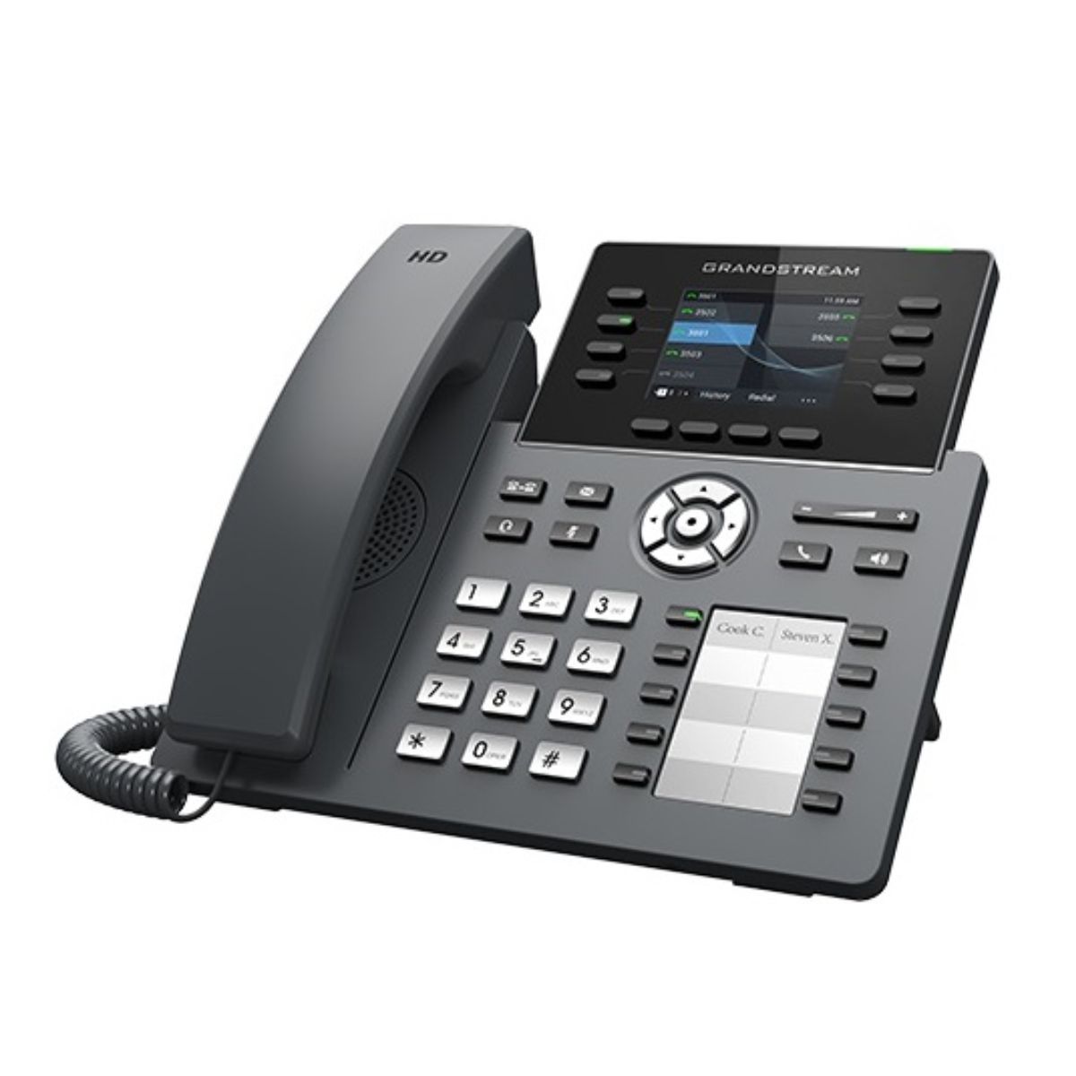 Điện thoại Voice IP wifi để bàn cao cấp Grandstream GRP2634 4 tài khoản SIP, màn hình màu, âm thanh chuẩn HD