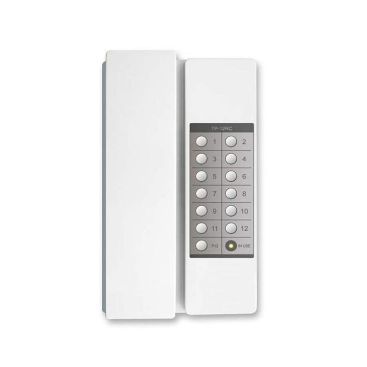 Điện thoại nội bộ có tay nghe Commax TP-12RM ( máy chủ ) kết nối liên lạc với máy 12 con TP-S, liên lạc 2 chiều, khoảng cách 1000m