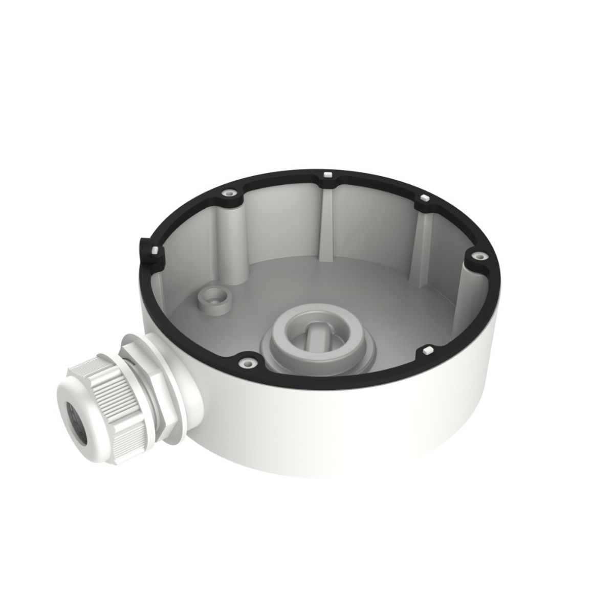 Hộp nối cho camera dome HIKVISION DS-1280ZJ-DM18 màu trắng, hợp kim nhôm