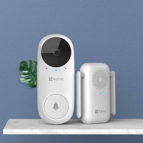 Chuông cửa không dây wifi Ezviz CS-DB2C đàm thoại 2 chiều, kết nối điện thoai smart phone