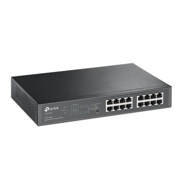 Easy Smart Switch 16 cổng Gigabit TP-Link TL-SG1016PE 8 PoE+ ports, 110W PoE