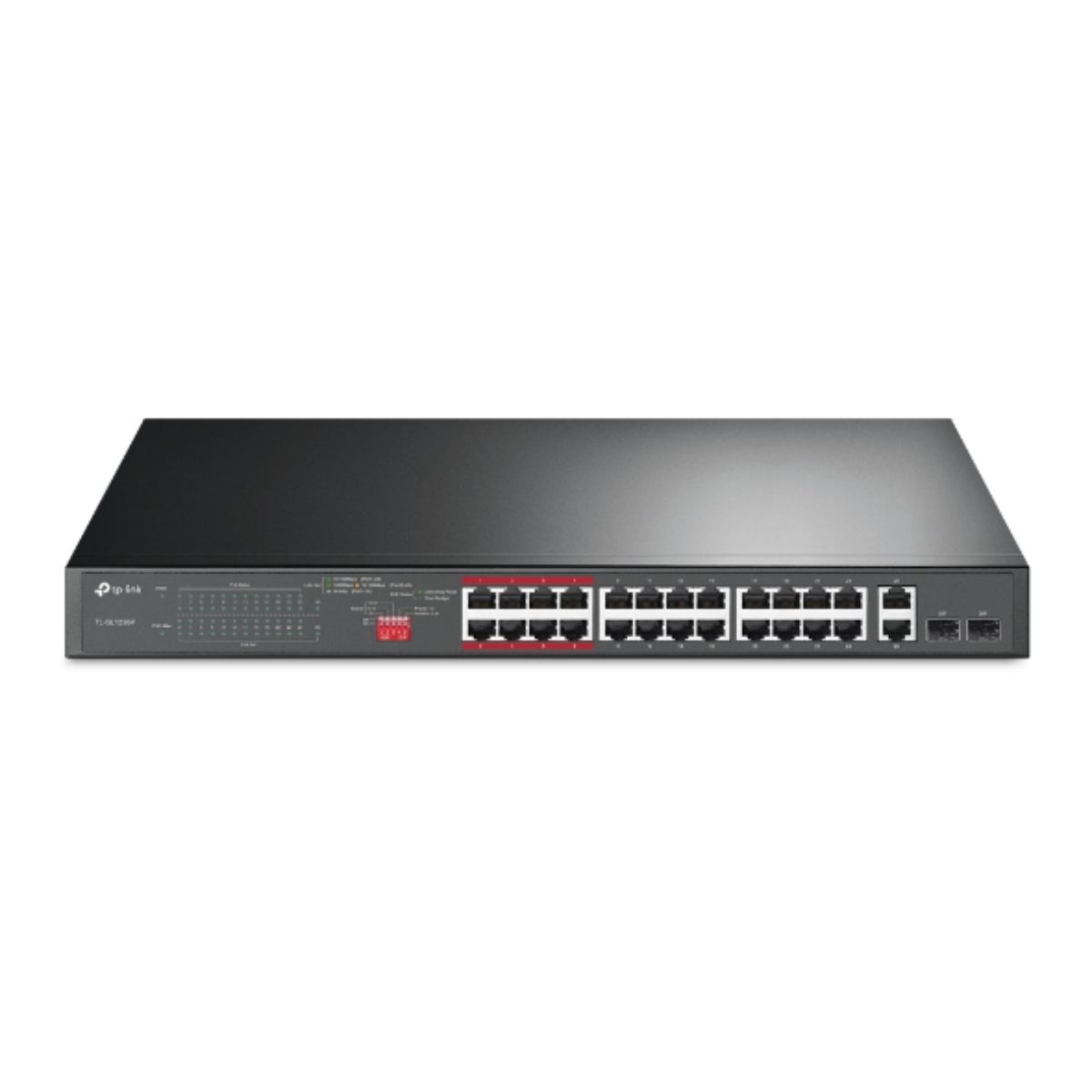 Switch PoE 24 Port TP-Link TL-SL1226P 250W PoE Power, 2× Gigabit Non-PoE