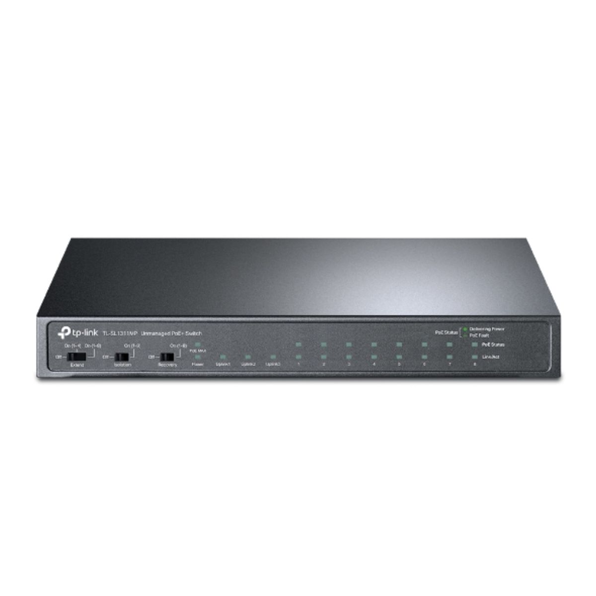 Switch Poe 8 port TP-Link TL-SL1311MP 8 PoE+ Ports, 2 Gigabit ,124W