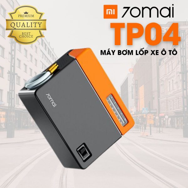 Máy bơm lốp ô tô Xiaomi 70mai Air Compressor Eco TP04 áp lực tối đa 11bar, tốc độ 14L/phút