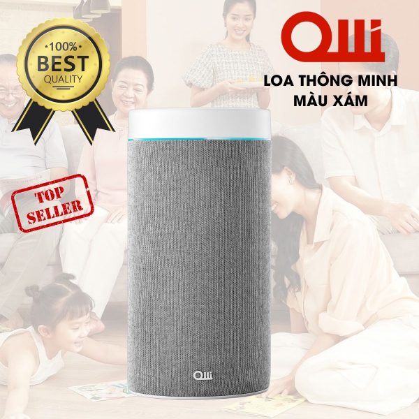 Loa thông minh Olli trợ lý ảo Maika Màu Xám Quyền năng điều khiển bằng giọng nói trợ lý ảo thuần Việt