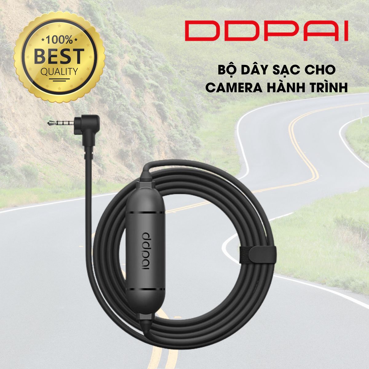 Bộ dây sạc cho camera hành trình DDPai Mini dây cáp 3.5m
