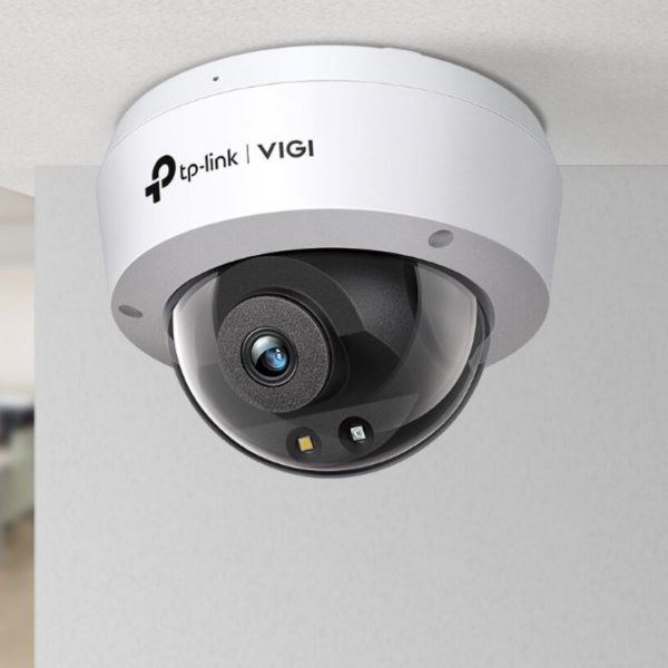 Camera IP Dome hồng ngoại TP-Link VIGI C240 4MP full color, tích hợp mic, phát hiện thông minh