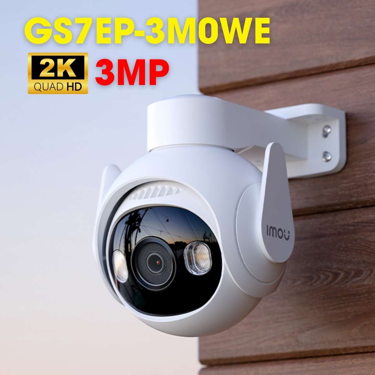Camera IP wifi không dây 2K 3mp IMOU IPC-GS7EP-3M0WE wifi 6 tích hợp mic và loa, cảnh báo chủ động