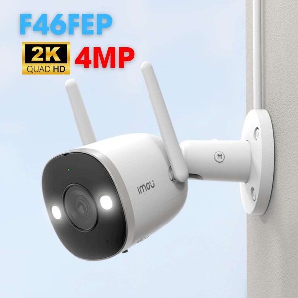 Camera Bullet 2 Pro Imou F46FEP 4MP 2K, Full color, wifi đàm thoại 2 chiều, hồng ngoại 30m