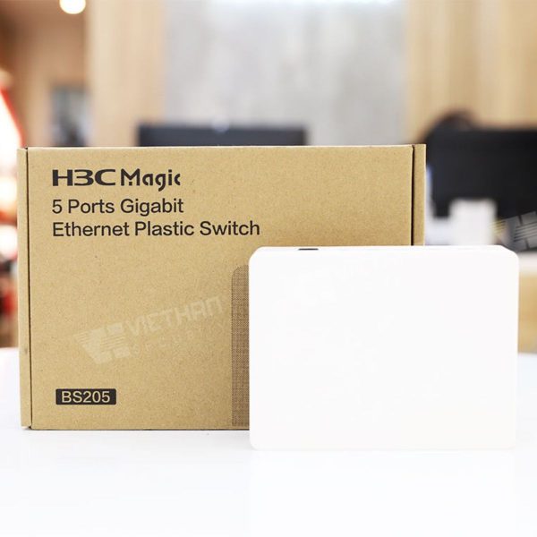 Bộ chuyển mạch 5 cổng Gigabit H3C BS205 tốc độ 10Gbps, tốc độ chuyển mạch 7.4Mpps