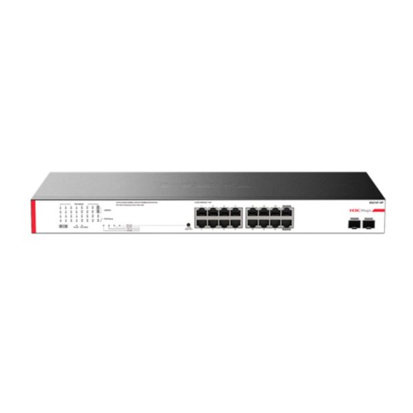 Switch PoE 16 cổng 10/100/1000Base-T H3C BS218F-HP tốc độ chuyển mạch 26,8Mpps