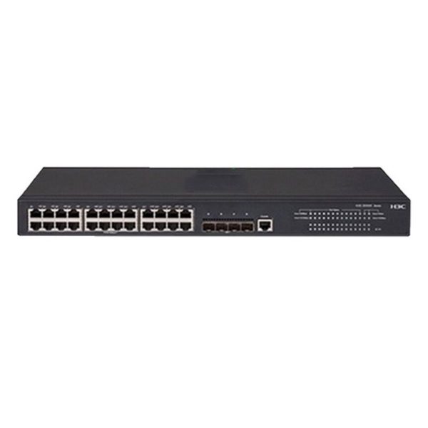 Switch PoE 28 cổng H3C LS-5560S-28P-SI 56Gbps, 24 cổng 10/100/1000 BASE-T, 4 cổng SFP+ 1/10GE