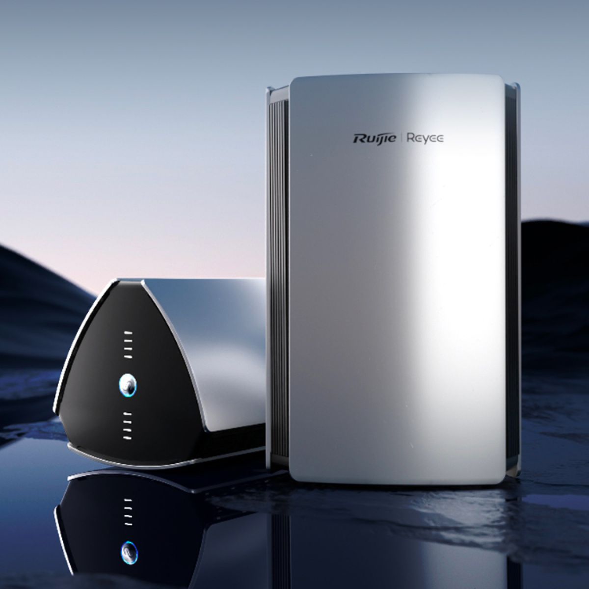 Router wifi 6 không dây Ruijie RG-M32(2PACK) tốc độ 3200Mbps, 4 ăng ten băng tần kép và 8 bộ khuếch đại tín hiệu