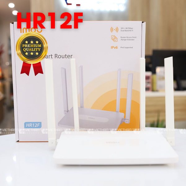 Bộ phát sóng wifi Imou HR12F Quản lý app, AC1200 wifi smart Router, repeater thu sóng wifi khác phát lại