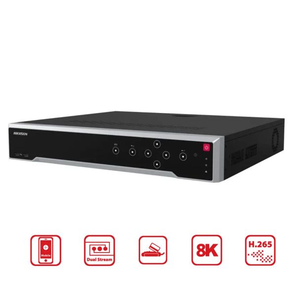 Đầu ghi camera IP 16 kênh PoE Hikvision DS-7716NI-M4/16P hỗ trợ 4 SATA 14TB và 1 eSATA