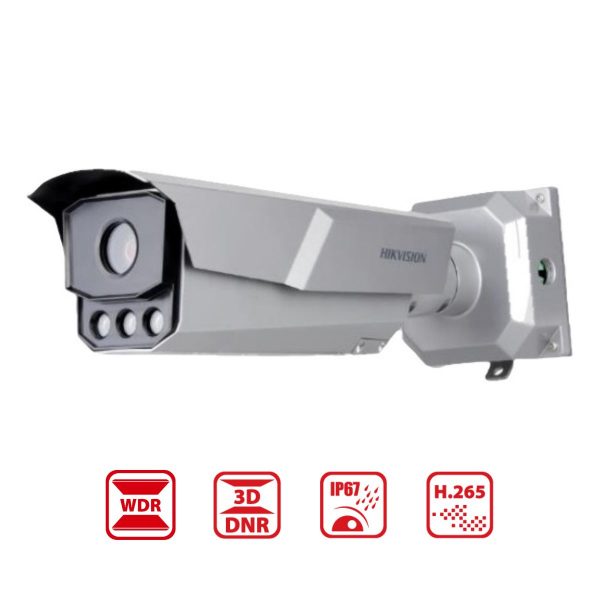 Camera IP nhận diện biển số xe Hikvision iDS-TLM24B3GP-BI100 4MP. hồng ngoại 100m, tốc độ chụp ảnh 5 to 120km/h
