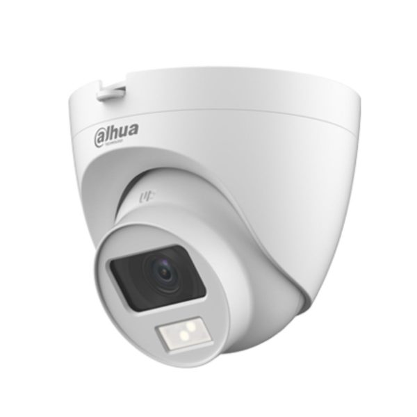 Camera Dome Smart Dual Light Dahua DH-HAC-HDW1200CLQP-IL-A 2MP 1080P, tích hợp mic, đèn LED trợ sáng 20m