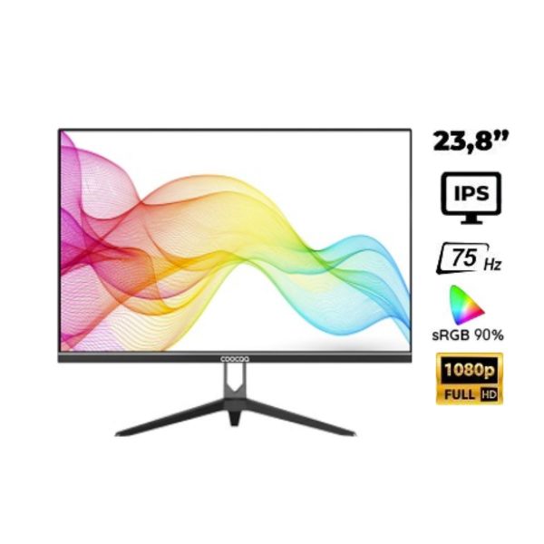 Màn hình máy tính 23.8inch Full HD Coocaa C238J01P đèn nền E-LED, tần số quét 75Hz, tấm nền IPS