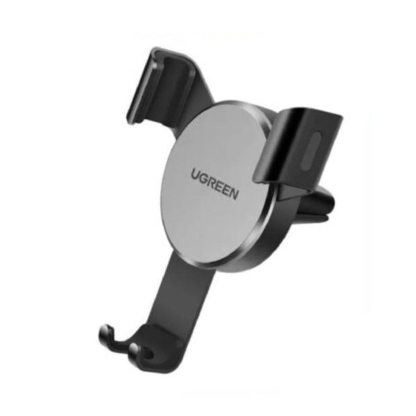 Giá đỡ điện thoại trọng lực cắm khe gió điều hòa UGREEN 40907 LP130 màu đen, đệm silicon, xoay 360 độ
