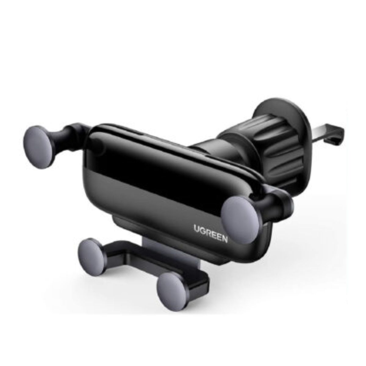 Kẹp đỡ điện thoại trọng lực cho ô tô UGREEN 10996 LP313 xoay 360 độ, màu đen, màn hình từ 4.7 đến 7 inch