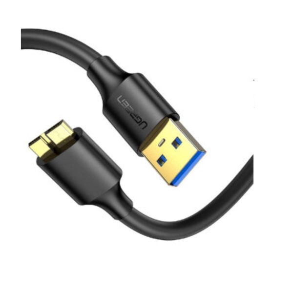 Cáp Micro USB 3.0 Ugreen 10843 US130 chiều dài 2m, màu đen, tốc độ 5Gbps