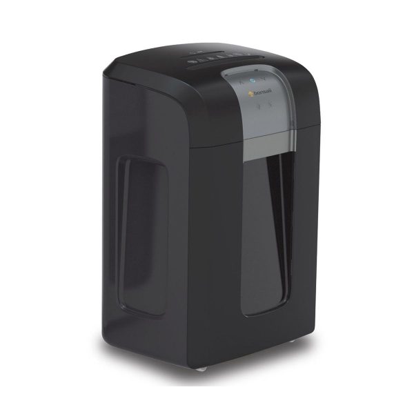 Máy xén giấy văn phòng Bonsaii 3S16 hủy sợi, dung tích thùng rác 16 lít, công suất hủy 12 tờ