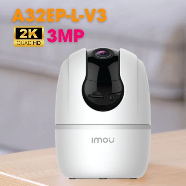 Imou Camera A32EP-L Camera WiFi 2K 3MP đàm thoại 2 chiều, hồng ngoại 10m
