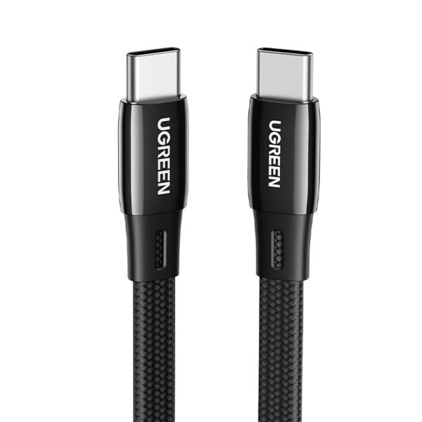 Cáp sạc nhanh dài 1m Type-C to Type-C Ugreen 10967 US331 màu đen, công suất 60W, tốc độ truyền 480Mbps