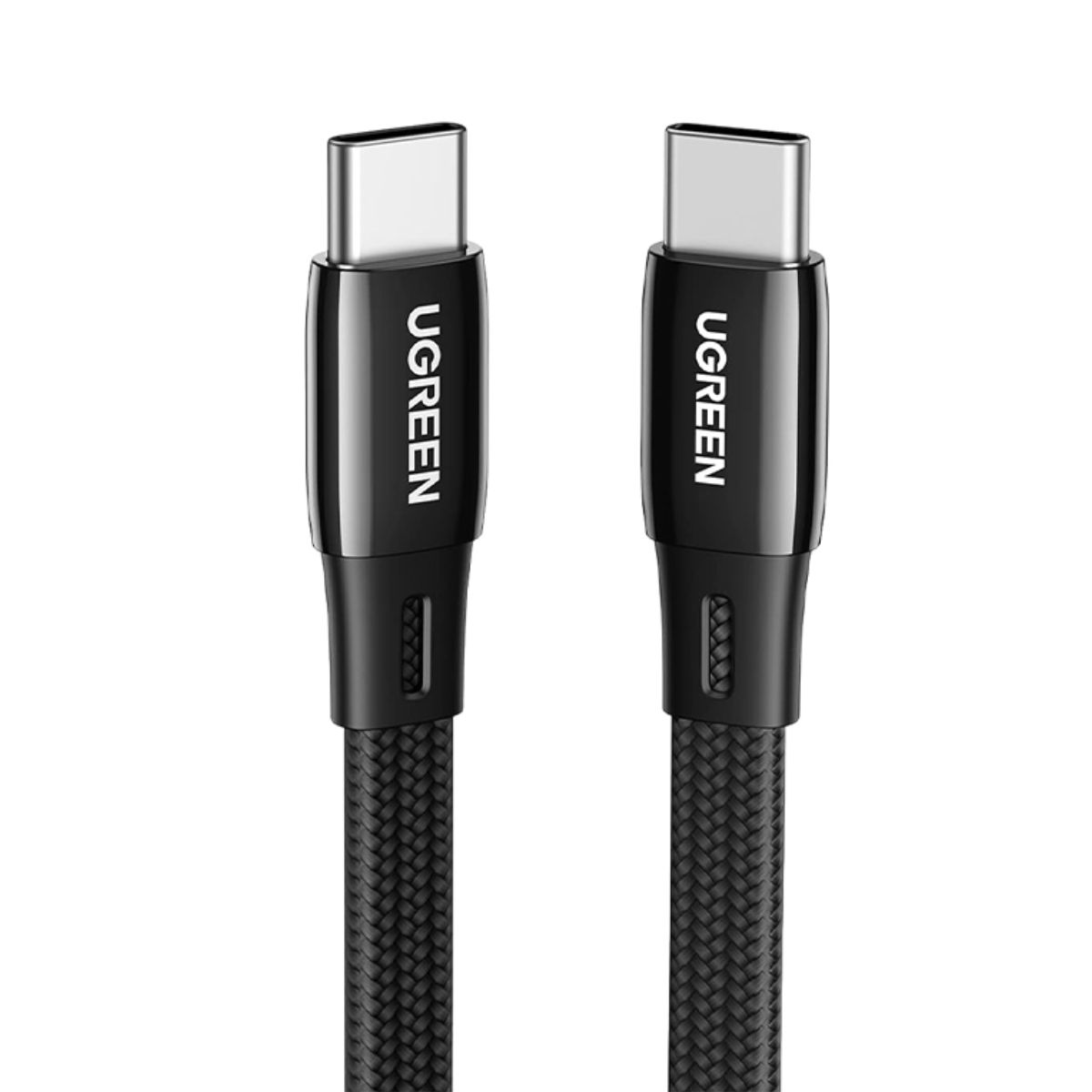 Cáp sạc nhanh dài 1m Type-C to Type-C Ugreen 10967 US331 màu đen, công suất 60W, tốc độ truyền 480Mbps