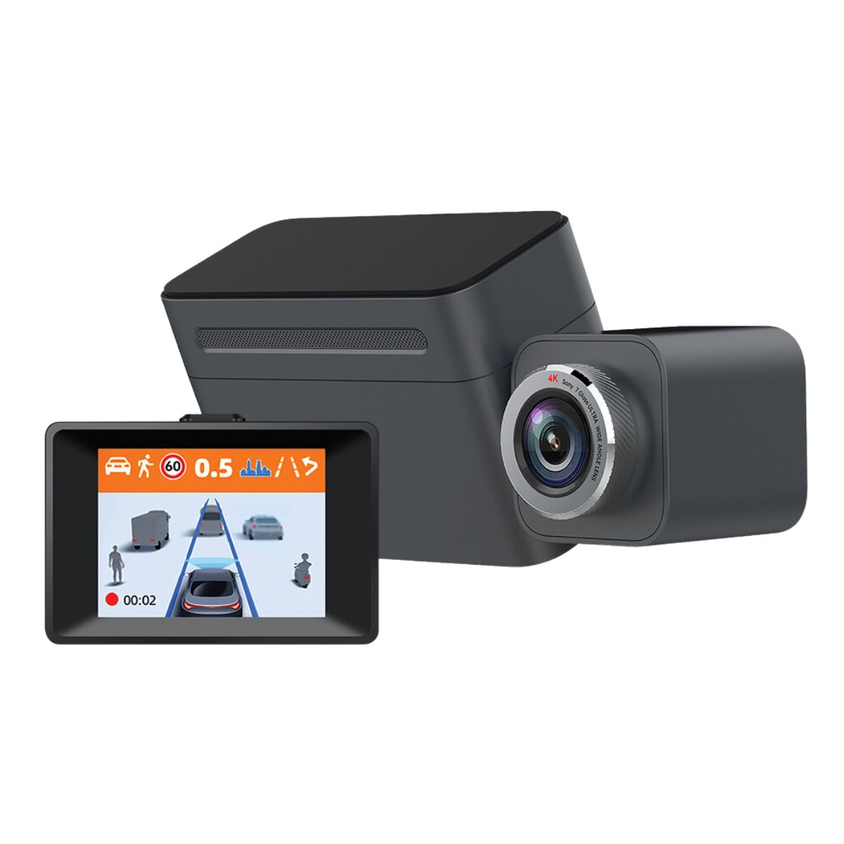 Camera hành trình UTOUR C2 Max AI 4K HDR Tích hợp i-sensing, cảnh báo va chạm sớm, 3 hệ thống định vị GPS, GNOSS và GALILEO