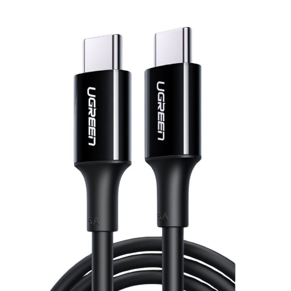 Cáp sạc dài 2m Type-C to Type-C Ugreen 80372 US300 màu đen, tốc độ truyền dữ liệu 480Mbps