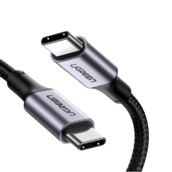 Cáp sạc nhanh dài 3m Type-C Ugreen 90120 US316 màu đen, tốc độ truyền 480Mbps, sạc nhanh 5A