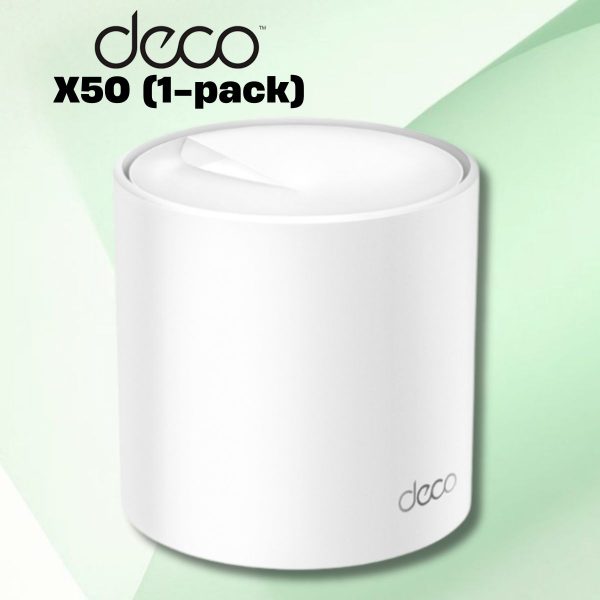 Cục phát wifi 6 TP-Link Deco X50(1-pack) tốc độ 574 Mbps trên 2.4 GHz, 2402 Mbps trên 5 GHz